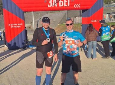 Сотрудники Центра «ВОИН» приняли участие в полумарафоне Забег.РФ