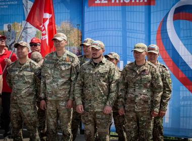 Центр «ВОИН» в Бурятии принял участие в торжественном полуденном выстреле в честь Дня России