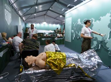 Более тысячи человек посетили площадку Центра «ВОИН» в первый день ВЭФ-2025