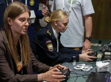 На марафоне «Знание. Первые» пространство Центра «ВОИН» – за первый день его посетили более 2 тысяч человек.